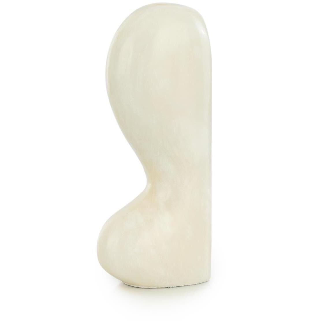 Abstract Alabaster 12 X 3 inch Vase, Large