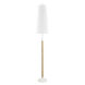 Mariana 70 inch 60.00 watt Textured White Floor Lamp Portable Light