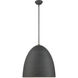 Arlington 3 Light 19 inch Scandinavian Gray with Brushed Nickel Accents Pendant Ceiling Light