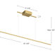 Vega Minor LED 47.38 inch Brushed Gold Linear Pendant Ceiling Light
