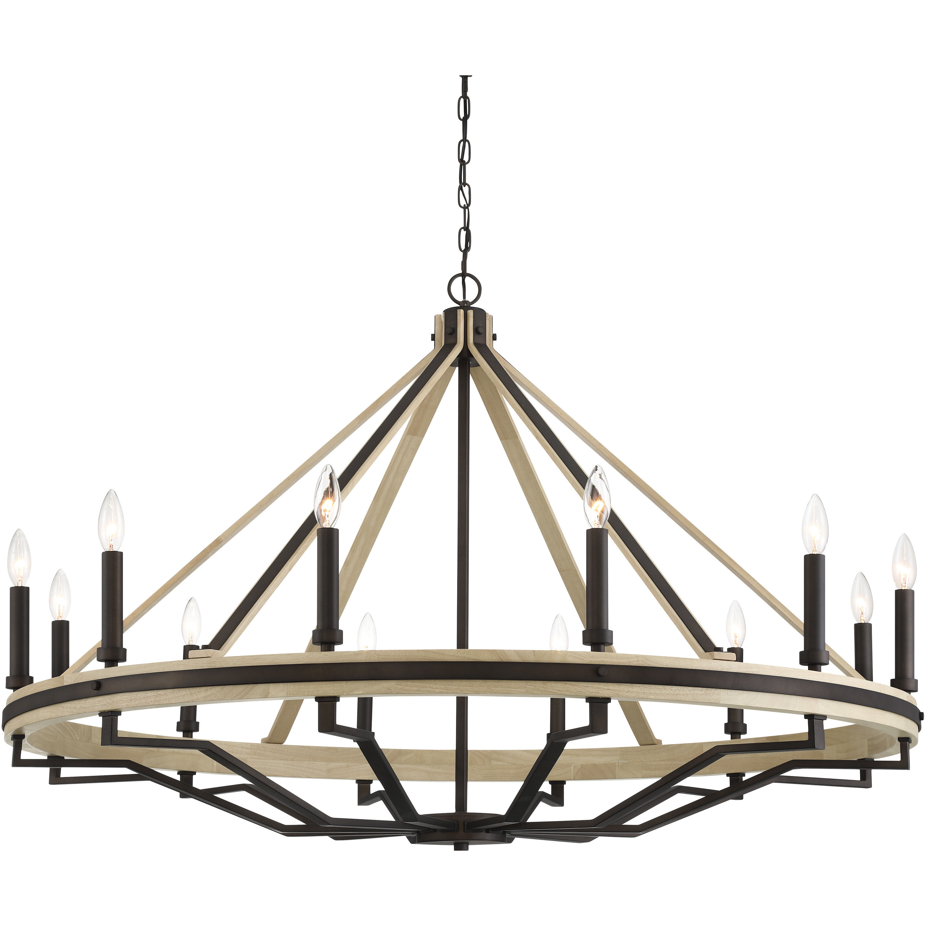 Sonoma 12 Light 47.75 inch Dark Bronze Chandelier Ceiling Light