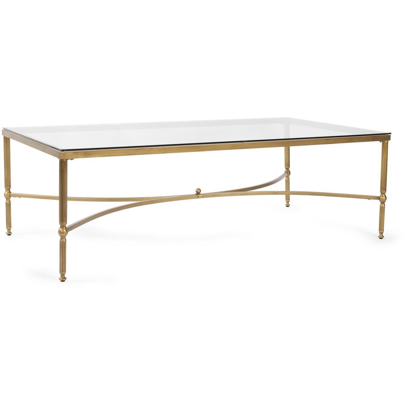 Bonnifait 58 X 18.5 inch Antique Bronze Coffee Table