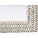 Marlowe 42 X 36 inch Linen White Mirror