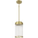 Whittley 1 Light 6 inch Satin Brass Pendant Ceiling Light