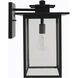 Rock Creek 1 Light 17.25 inch Textured Black Outdoor Wall Lantern