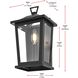 Richmond 1 Light 12 inch Black Outdoor Wall Sconce