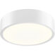Pi LED 8 inch Textured White Surface Mount Ceiling Light