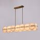 Tallulah 8 Light 58.25 inch Lacquered Gold Linear Chandelier Ceiling Light