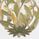 Broche 3 Light 9 inch Champagne Green Tea Chandelier Ceiling Light