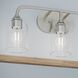 Ilia 3 Light 22 inch Brushed Nickel Bath Vanity Wall Light