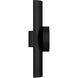 Hugo LED 14 inch Sand Black Outdoor Wall Sconce