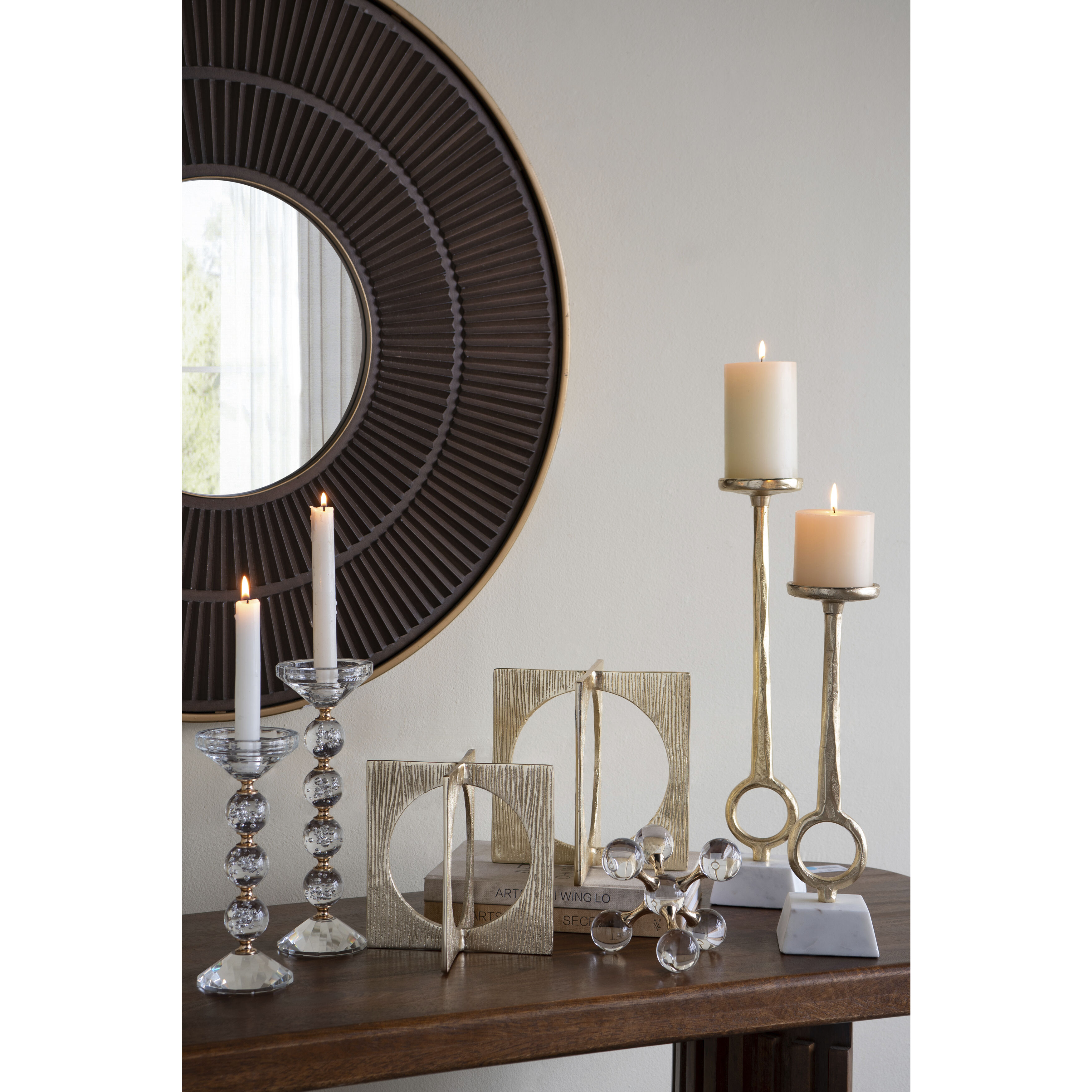 Anita 10.8 X 3.5 inch Candle Holder