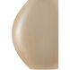 Opal 31.75 inch 150 watt Amber and Cream and Clear Table Lamp Portable Light