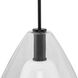Carillon 1 Light 15 inch Matte Black Pendant Ceiling Light