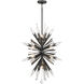 Elsa 12 Light 26.25 inch Midnight Graphite Pendant Ceiling Light
