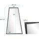Ezra 47.5 X 30 inch Black Mirror