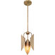 Eden 3 Light 8.5 inch Old Satin Brass Pendant Ceiling Light
