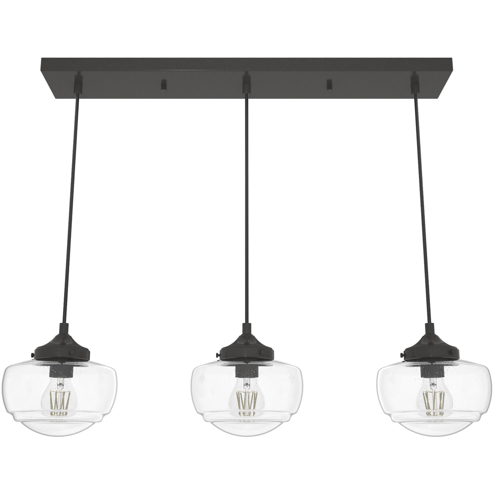 Saddle Creek 3 Light 32 inch Noble Bronze Linear Pendant Ceiling Light