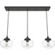 Saddle Creek 3 Light 32 inch Noble Bronze Linear Pendant Ceiling Light