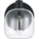 Valentina 1 Light 6.25 inch Matte Black Vanity Light Wall Light