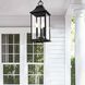 Shepard 3 Light 8 inch Black Outdoor Pendant