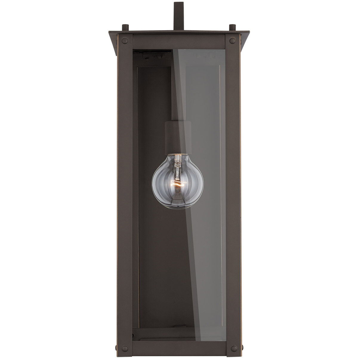 Hunt 1 Light 21 inch Oiled Bronze Outdoor Wall Mount in Incandescent