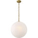 Marbelle 1 Light 15.75 inch Legacy Brass Pendant Ceiling Light