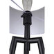 Cameram 62.5 inch 150.00 watt Black and Wood Floor Lamp Portable Light