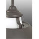 Carbon 1 Light Graphite Pendant Ceiling Light, Design Series