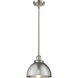 Ballston Urban LED 10 inch Brushed Satin Nickel Pendant Ceiling Light