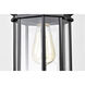 Hopkins 7 inch Matte Black Outdoor Hanging Lantern
