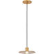 Sean Lavin Eaves LED Natural Brass Pendant Ceiling Light, Integrated LED