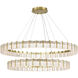 Sevryn LED 44.5 inch Soft Brass Chandelier Ceiling Light