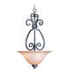 Sheridan 3 Light 18 inch Forged Metal Pendant Ceiling Light