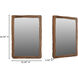 Ellis 36 X 25 inch Brown Mirror, Small