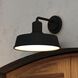 Hammond LED 9.75 inch Matte Black and White Outdoor Wall