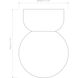 Lyra 1 Light 5.51 inch Gloss Glaze White Bathroom Ceiling Light