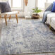 Palazzo 96 X 39 inch Navy Rug in 3 x 8, Runner