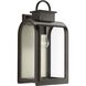 Refuge 1 Light 21 inch Oil Rubbed Bronze Outdoor Wall Lantern, Large