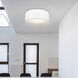 Campton 2 Light 14 inch White Drum Shade Flush Mount Ceiling Light