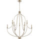 Senoia 9 Light 32.5 inch Modern Gold Chandelier Ceiling Light