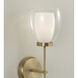 Joss 1 Light 6 inch Aged Brass ADA Sconce Wall Light