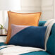 Moza 20 X 13 inch Dark Blue/Navy/Rose Pillow Kit, Lumbar