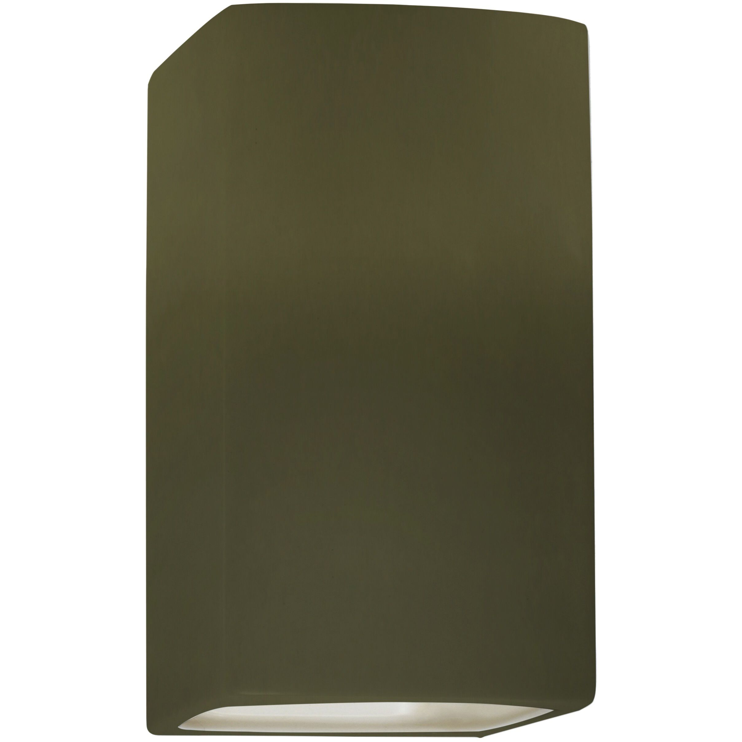 Ambiance LED 5.25 inch Matte Green Wall Sconce Wall Light