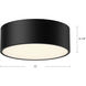 Alora Mood Brisbane 2 Light 12 inch Aged Gold Flush Mount Ceiling Light