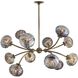 Merrick 12 Light 39 inch Vintage Brass Chandelier Ceiling Light