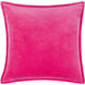 Cotton Velvet 20 X 20 inch Rose Accent Pillow