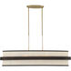 Harbor Wrap Island Light Ceiling Light in Legacy Brass and Dark Bronze