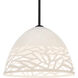 Kiev LED Black Stem Pendant Ceiling Light