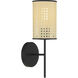 Bohemian 1 Light 4.75 inch Matte Black Wall Sconce Wall Light